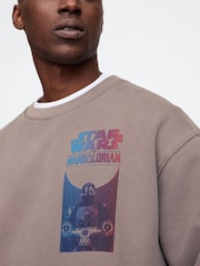 Gap Brown Star Wars Oversized Graphic Jumper - Image 4 of 5