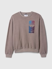 Gap Brown Star Wars Oversized Graphic Jumper - Image 5 of 5