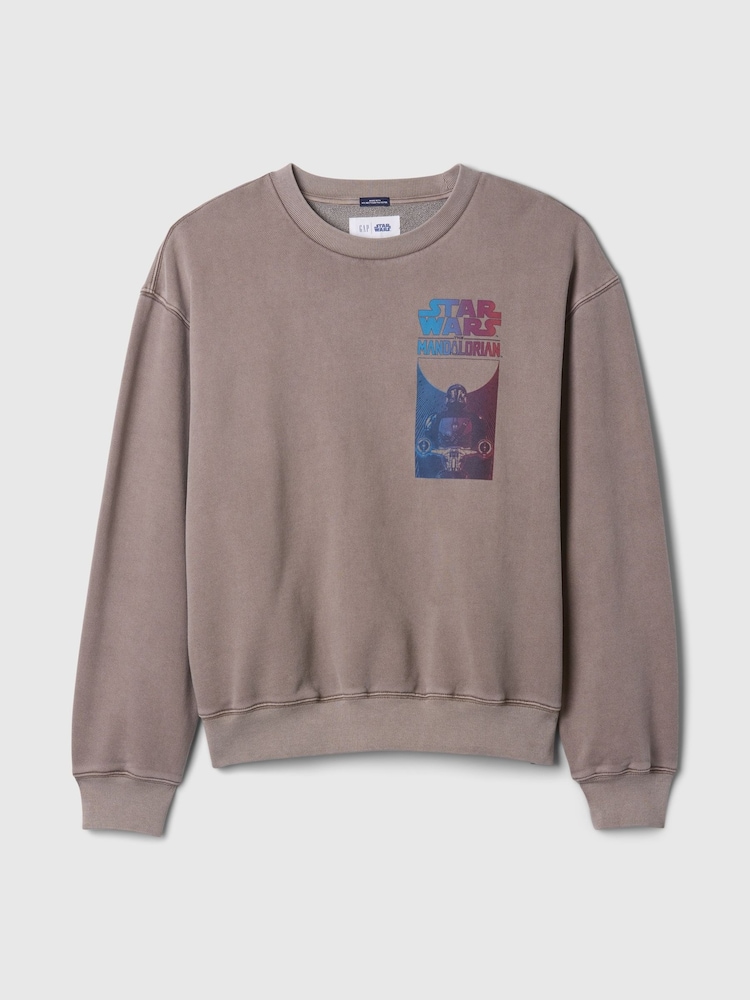 Gap Brown Star Wars Oversized Graphic Jumper - Image 5 of 5