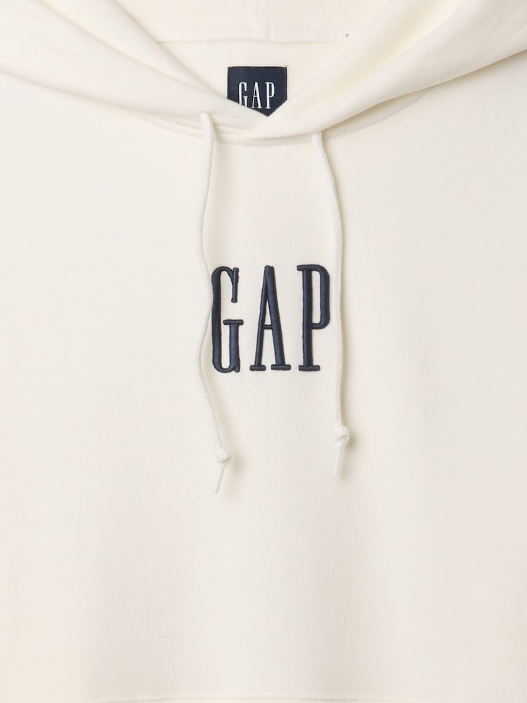 Gap White Vintage Soft Logo Hoodie - Image 5 of 5