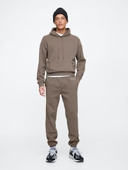 Gap Brown Logo Fleece-Lined Joggers - Image 1 of 4