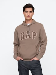 Gap Brown Logo Hoodie - Image 1 of 4