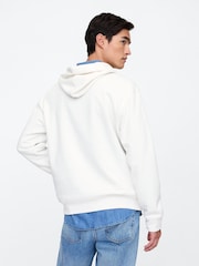 Gap White Pullover Arch Logo Hoodie - Image 2 of 4