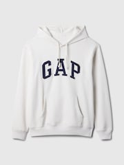 Gap White Pullover Arch Logo Hoodie - Image 4 of 4
