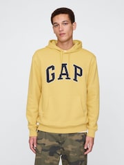 Gap Yellow Relaxed Logo Hoodie - Image 1 of 1