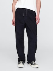 Gap Blue Baggy Pleated Corduroy Trousers - Image 2 of 5