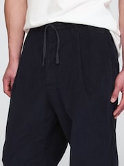 Gap Blue Baggy Pleated Corduroy Trousers - Image 5 of 5