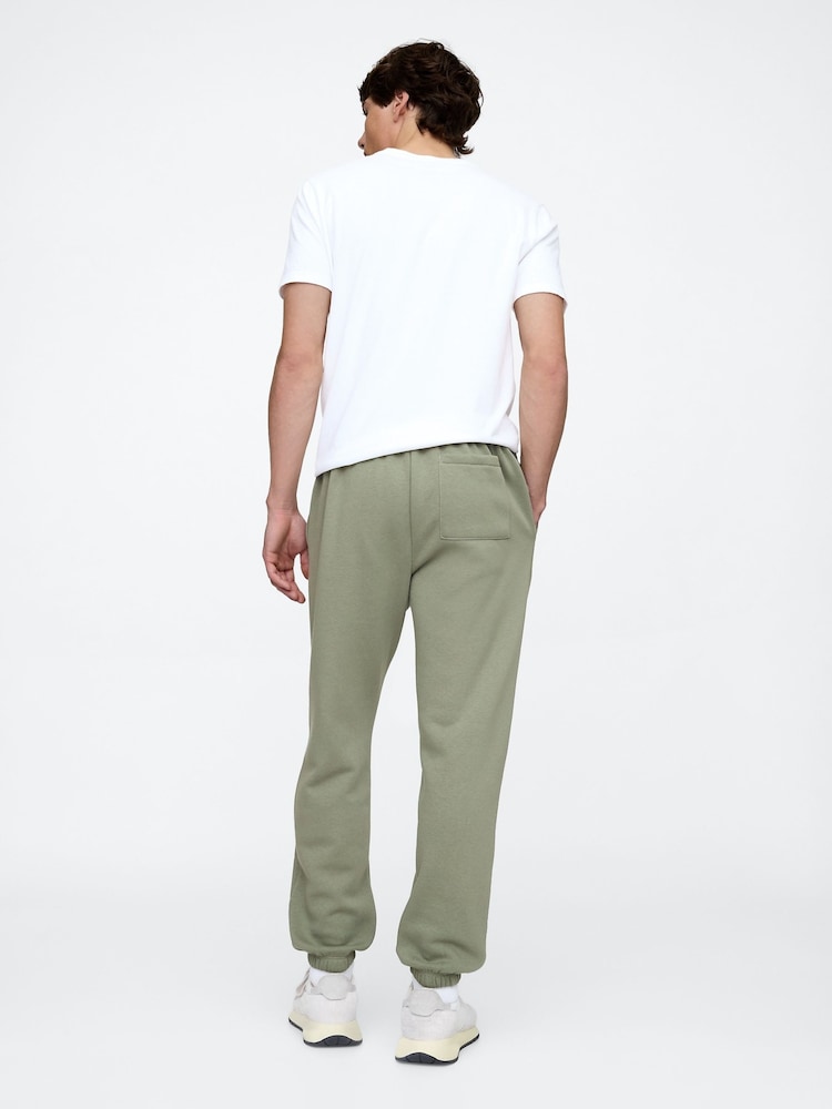 Gap Olive Green Logo Fleece-Lined Joggers - Image 2 of 4