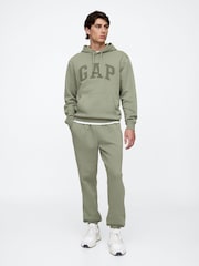 Gap Olive Green Logo Fleece-Lined Joggers - Image 3 of 4