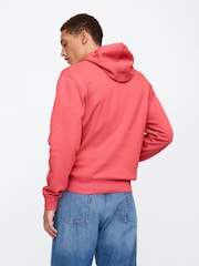Gap Coral Pink Pullover Arch Logo Hoodie - Image 2 of 4