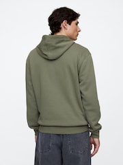 Gap Khaki Green Pullover Arch Logo Hoodie - Image 2 of 4