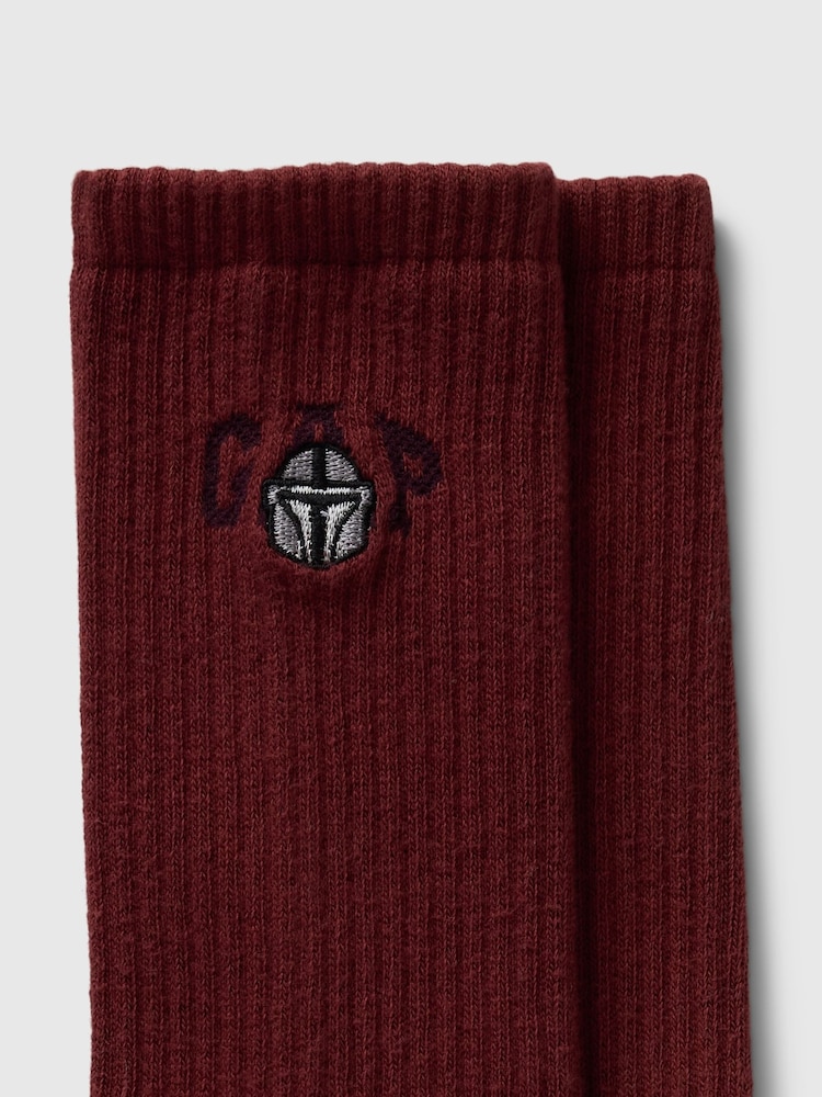 Gap Red Adults Star Wars Logo Crew Socks - Image 2 of 2