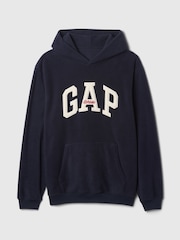 Bleumarin albastru - Hanorac cu logo Gap Athletic - Image 5 of 5
