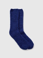 Gap Blue Adults Cosy Fluffy Crew Socks - Image 1 of 1