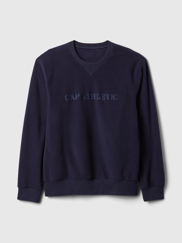 Gap Blue Athletic Logo Sweatshirt - Image 5 of 5