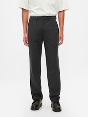 Gap Grey 365 Straight Fit Trousers - Image 1 of 5