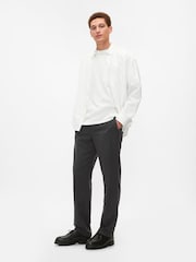 Gap Grey 365 Straight Fit Trousers - Image 4 of 5