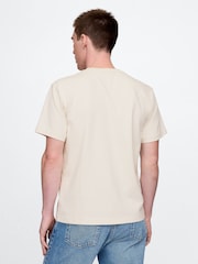 Beige/Chewbacca - Gap – Star Wars – Baumwoll-T-Shirt mit Rundhalsausschnitt - Bild 2 von 5