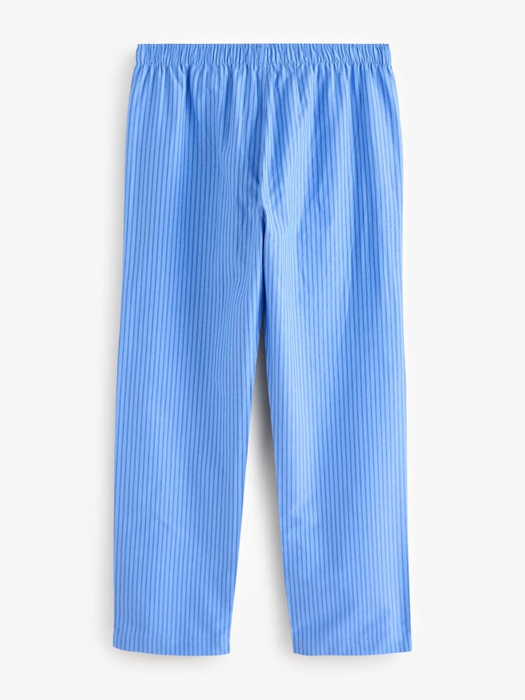 Gap Blue Cotton Striped Pyjama Bottoms - Image 2 of 4