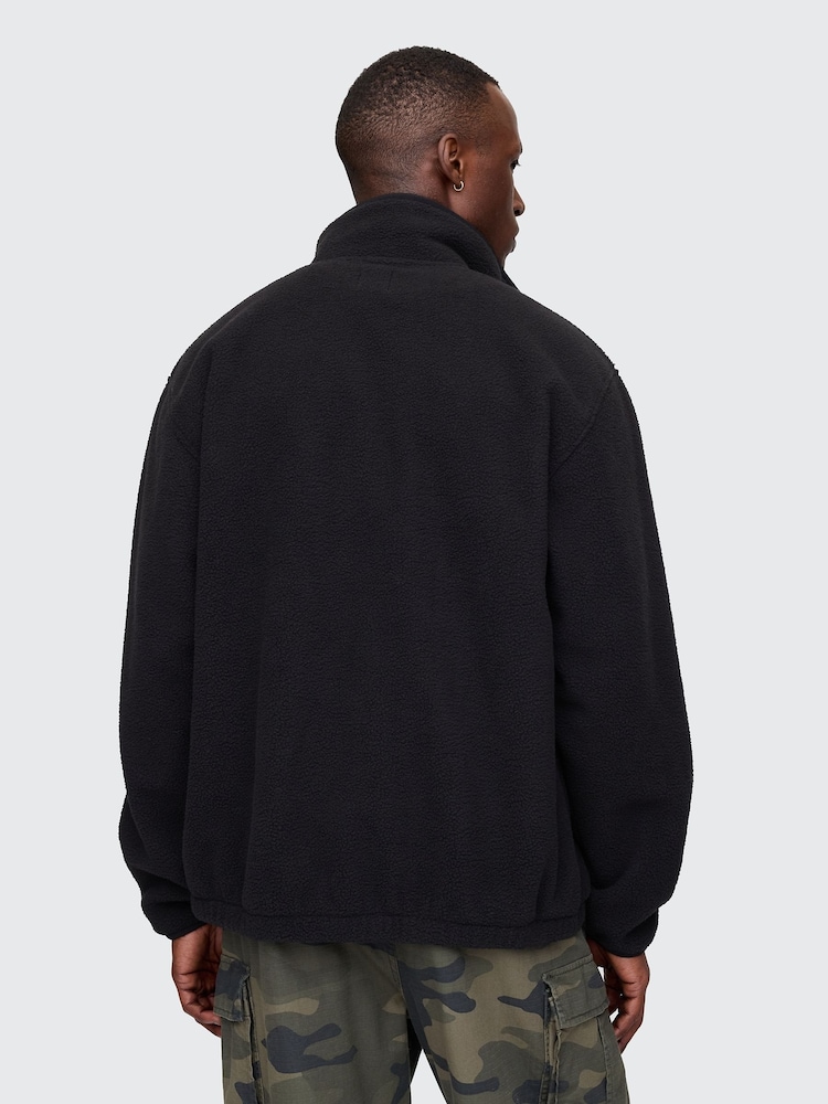 Gap Black Logo Arctic Fleece Zip Jacket - Image 2 of 5