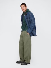 Verde - Gap Loose Fit Cotton Twill Utility Chinos - Imagen 1 de 5