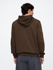 Gap Brown Relaxed Logo Zip Up Hoodie - Image 2 of 4