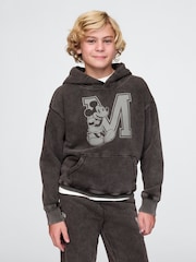 Gap Black Disney Vintage Soft Logo Hoodie (4-13yrs) - Image 1 of 5