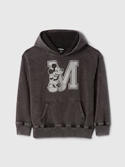 Gap Black Disney Vintage Soft Logo Hoodie (4-13yrs) - Image 4 of 5
