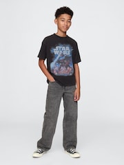 Черный Darth Vader - футболка с принтом Gap Star Wars (4-13лет) - Изображение 3 из 6