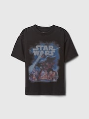 Черный Darth Vader - футболка с принтом Gap Star Wars (4-13лет) - Изображение 5 из 6