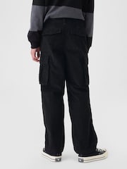 Gap Black Corduroy Cargo Baggy Trousers (5-13yrs) - Image 3 of 5