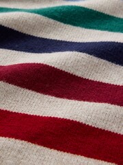 Gap Beige Stripe CashSoft Striped Crew Neck Jumper (4-13yrs) - Image 5 of 5