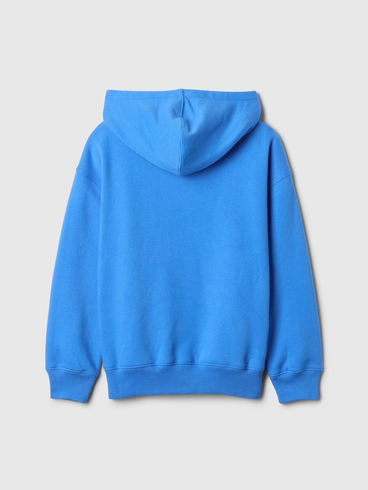 Gap Blue Oversized Vintage Hoodie (4-13yrs) - Image 2 of 3