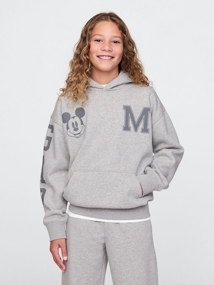 Gap Grey Disney Vintage Soft Logo Hoodie (4-13yrs) - Image 1 of 5 Gap Grey Disney Vintage Soft Logo Hoodie (4-13yrs) - Image 1 of 5