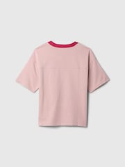 Gap Pink Daphne Duck Disney Varsity Logo T-Shirt (4-13yrs) - Image 2 of 3