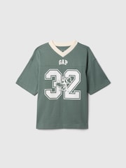 Зеленый Гуфи - Gap Disney Футболка4с13логотипом Varsity ( - лет) - Image 1 of 3