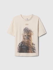 Бежевый Чубакка - футболка с принтом Gap Star Wars (4-13лет) - Изображение 4 из 5