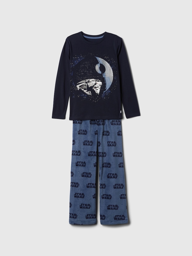 Gap Black Star Wars Long Pyjamas (5-13yrs) - Image 1 of 3