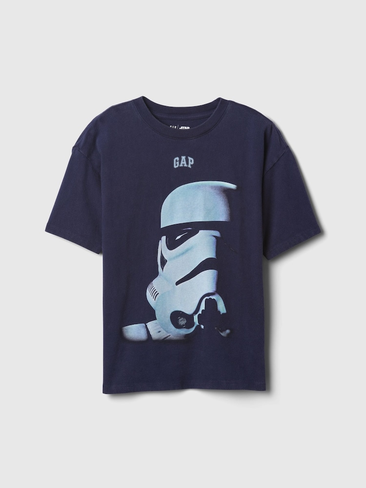 Gap Navy Blue Stormtrooper Star Wars Graphic T-Shirt (4-13yrs) - Image 4 of 5