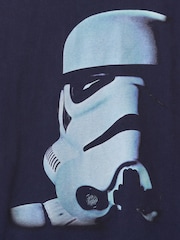 Темно-синий с принтом Storm Trooper - футболка с принтом Gap Star Wars (4-13лет) - Изображение 5 из 5