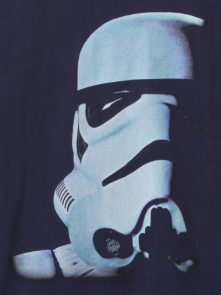 Темно-синий с принтом Storm Trooper - футболка с принтом Gap Star Wars (4-13лет) - Изображение 5 из 5