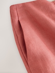 Pink N Premium 100% Linen Wide Leg Trousers - Image 9 of 9