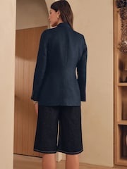 Navy N Premium 100% Linen Blazer - Image 2 of 8