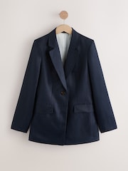 Navy N Premium 100% Linen Blazer - Image 6 of 8