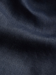 Navy N Premium 100% Linen Blazer - Image 8 of 8