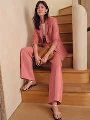 Pink N Premium 100% Linen Blazer - Image 1 of 8