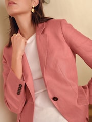 Pink N Premium 100% Linen Blazer - Image 5 of 8