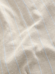 Neutral N. Premium Linen Rich Striped Single Breasted Blazer - Image 5 of 5