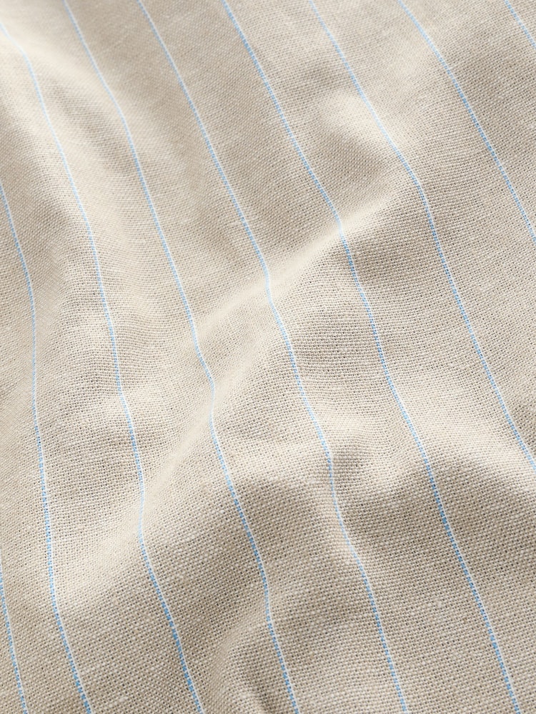 Neutral N. Premium Linen Rich Striped Single Breasted Blazer - Image 5 of 5