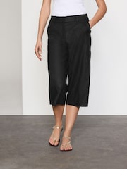 Schwarz - Jort – Tailored-Fit-Shorts mit hohem Leinenanteil - Image 2 of 7